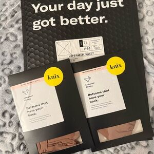 (2) Knit cheeky leakproof panties